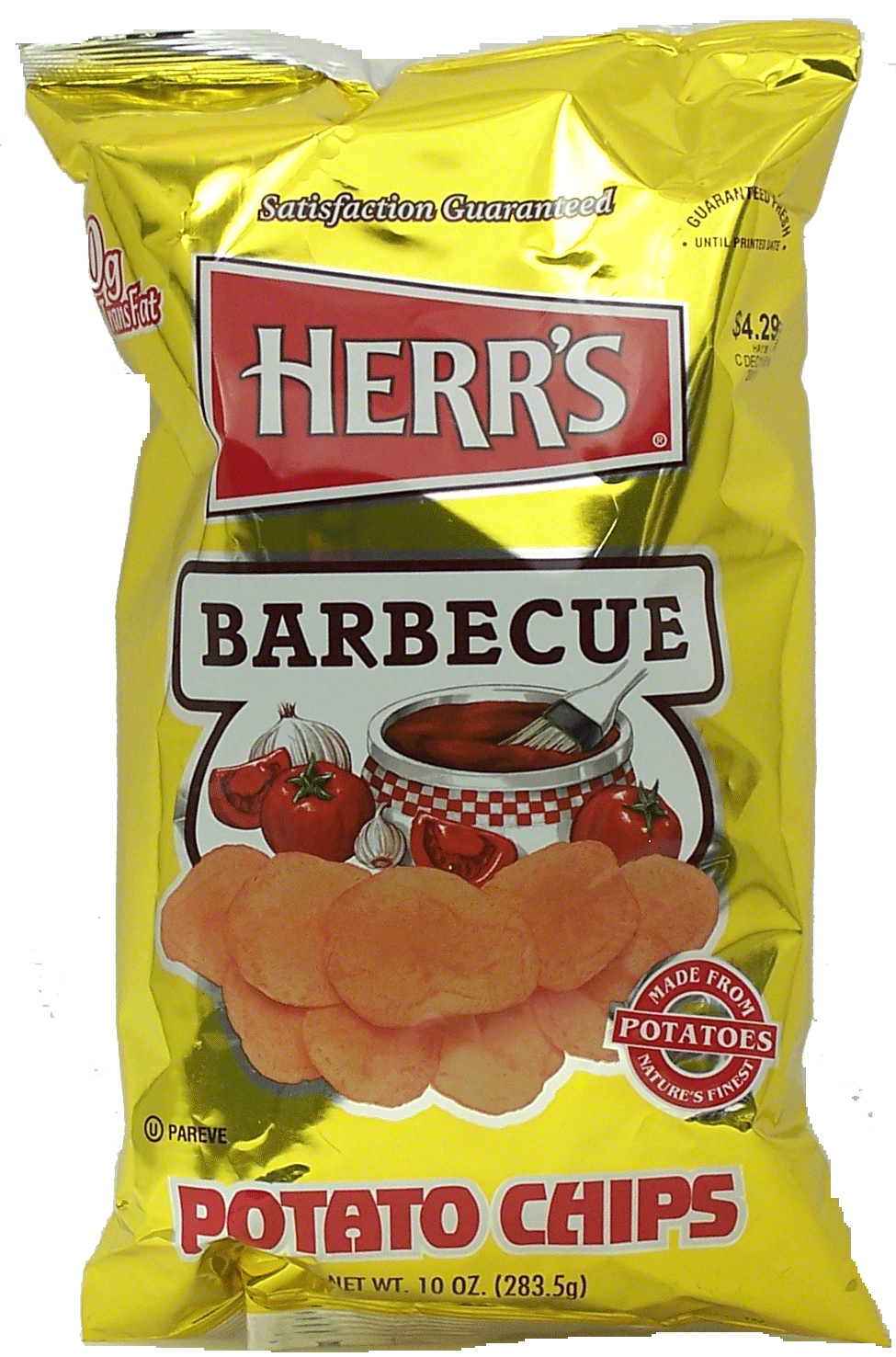 Herr's  barbecue flavor potato chips Full-Size Picture